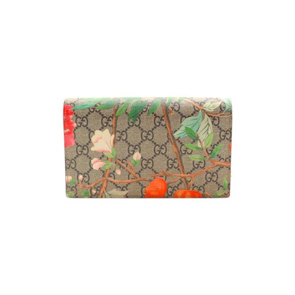 Gucci GG Supreme Monogram Tian Wallet On Chain - Picture 2 of 5